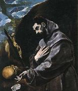 St Francis Praying GRECO, El